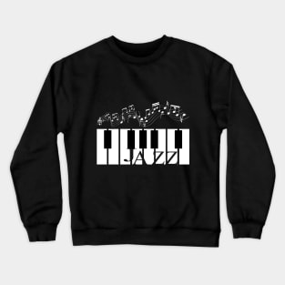 Jazz Piano Music Crewneck Sweatshirt